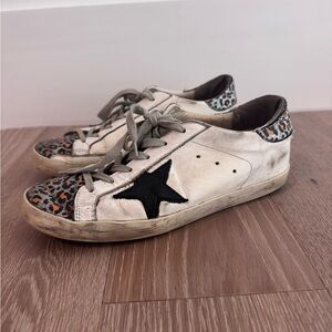 Golden Goose Leather Superstar Sneakers